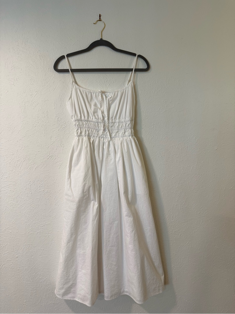 Gap White Smocked Waist Sundress